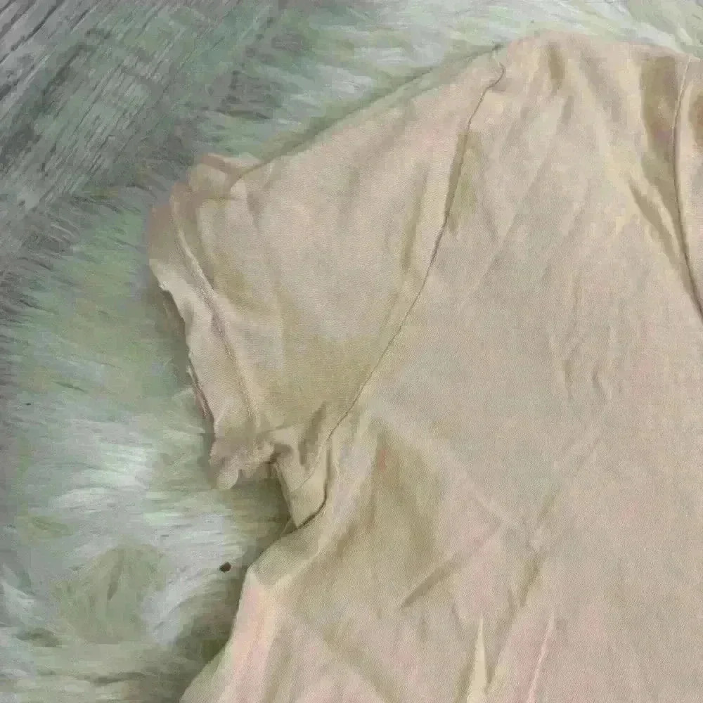 Current Elliot The Girlfriend Tee in Devotion blush pink Overdye Sz 1 or small - Picture 8 of 10